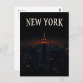 New York City Briefkaart (Voorkant / Achterkant)