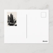 New York City Briefkaart Kunst Stijl gebouwen (Achterkant)