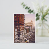 New York City Broadway 1900 -  Amerika Briefkaart (Staand voorkant)