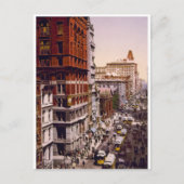 New York City Broadway 1900 -  Amerika Briefkaart (Voorkant)