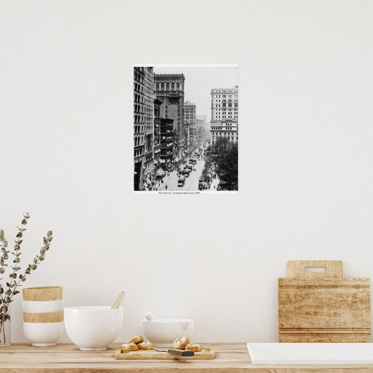  New York City, Broadway poster (Keuken)