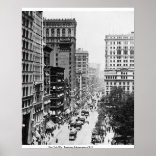 New York City, Broadway poster