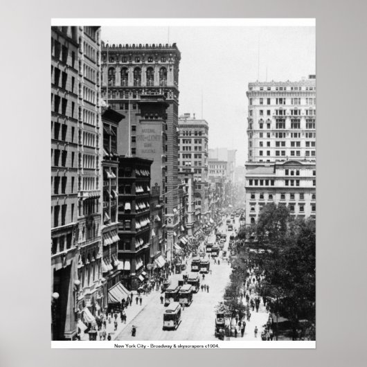 New York City, Broadway poster (Voorkant)