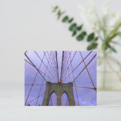 New York City - Brooklyn Bridge Briefkaart (Staand voorkant)
