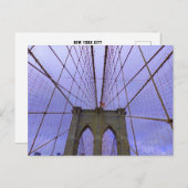 New York City - Brooklyn Bridge Briefkaart (Voorkant / Achterkant)