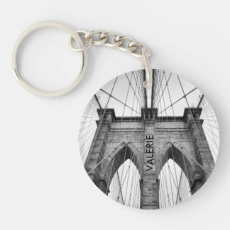 New York City Brooklyn Bridge Closeup Sleutelhanger