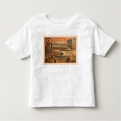 New York City Brooklyn Bridge "Excelsior" Kinder Shirts (Voorkant)