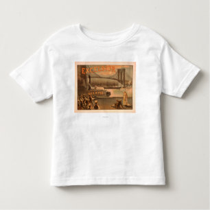 New York City Brooklyn Bridge "Excelsior" Kinder Shirts