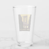 New York City | Brooklyn Bridge Glas (Achterkant)
