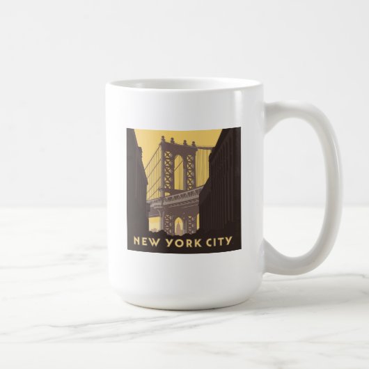New York City | Brooklyn Bridge Koffiemok (Rechts)