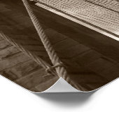 New York City Brooklyn Bridge Poster (Hoek)