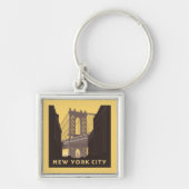 New York City | Brooklyn Bridge Sleutelhanger (Voorkant)
