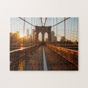 New York City Brooklyn Bridge Sunrise Legpuzzel
