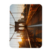 New York City Brooklyn Bridge Sunrise Magneet (Verticaal)