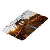 New York City Brooklyn Bridge Sunrise Magneet (Linkerzijde)