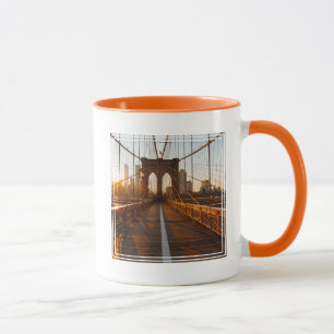 New York City Brooklyn Bridge Sunrise Mok