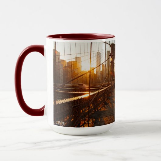 New York City Brooklyn Bridge Sunrise Mok (Links)