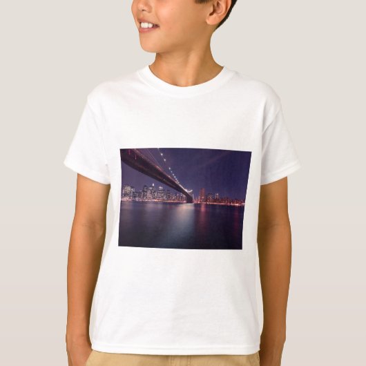 New York City Brooklyn Bridge T-shirt (Voorkant)