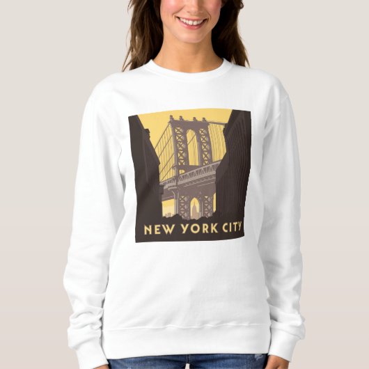 New York City | Brooklyn Bridge Trui (Voorkant)