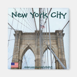 New York City Brooklyn brug magneet ontwerp