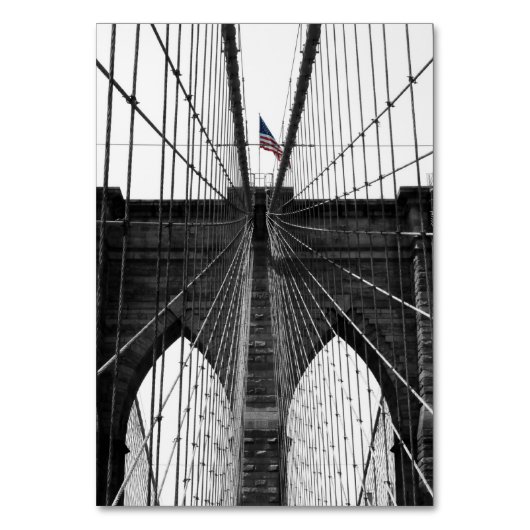 New York City Brooklyn Bruiloft Kaart (Achterkant)