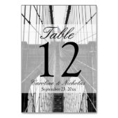 New York City Brooklyn Bruiloft Kaart (Voorkant)