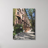 New York City Brownstone Upper West Side NYC Canvas Afdruk (Voorkant)