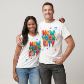 New York City Bubble Letters T-shirt (Unisex)