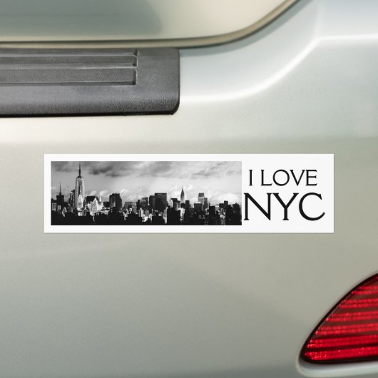 New York City Bumpersticker (Op auto)