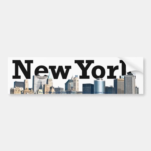 New York City Bumpersticker (Voorkant)