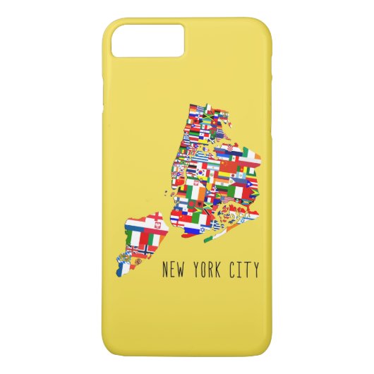 New York City Buurt Vlaggen Telefoon Case (Achterkant)
