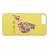 New York City Buurt Vlaggen Telefoon Case (Achterkant (Horizontaal))