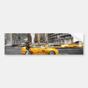 New York City cabs, Central Park Bumpersticker
