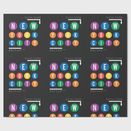 New York City Cadeaupapier (Vlak)