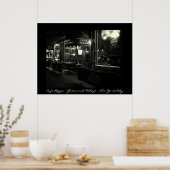 New York City - Cafe Reggio - Greenwich Village Poster (Keuken)