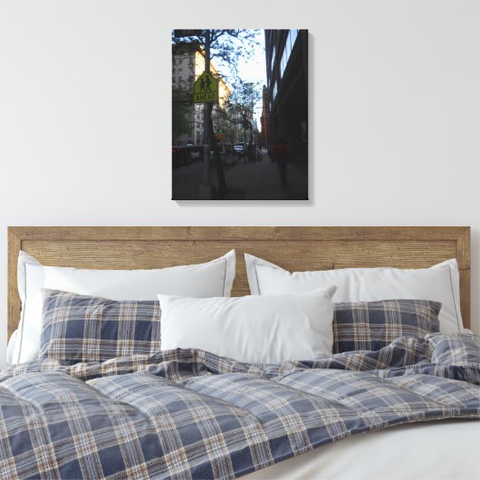 New York City Canvas Afdruk (Insitu (Slaapkamer))