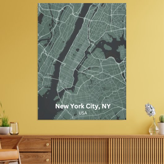 New York City Canvas Afdruk (Insitu (Woonkamer))