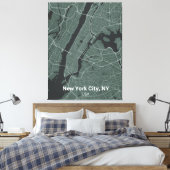 New York City Canvas Afdruk (Insitu (Slaapkamer))