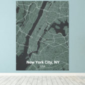 New York City Canvas Afdruk (Insitu (Houten vloer))