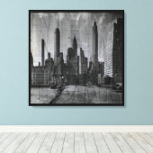  New York City Canvas Afdruk (Insitu (Houten vloer))