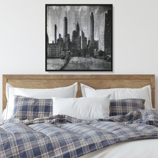New York City Canvas Afdruk (Insitu (Slaapkamer))