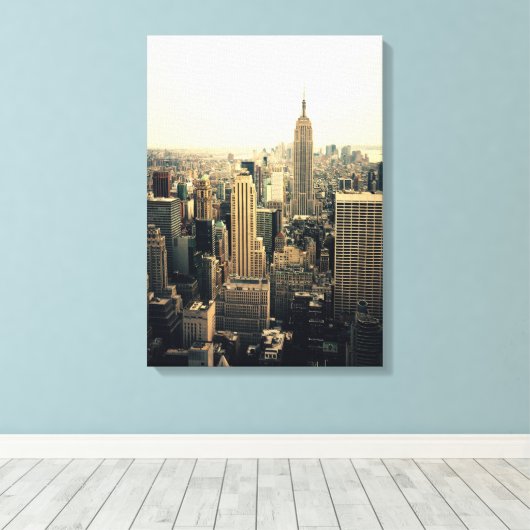 New York City Canvas Afdruk (Insitu (Houten vloer))