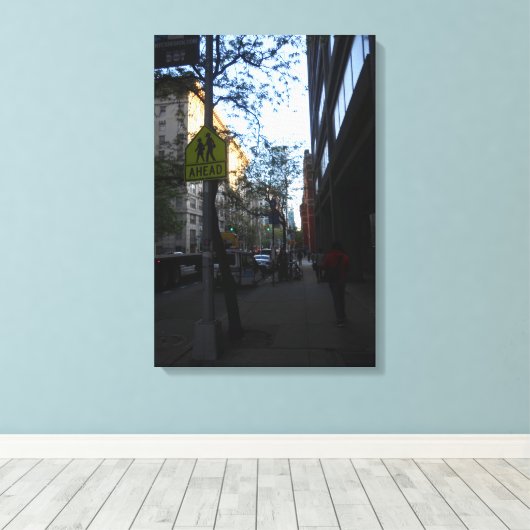 New York City Canvas Afdruk (Insitu (Houten vloer))