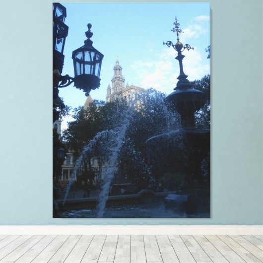 New York City Canvas Afdruk (Insitu (Houten vloer))