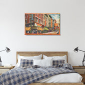 New York City Canvas Afdruk (Insitu (Slaapkamer))
