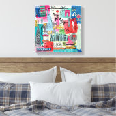 New York City Canvas Afdruk (Insitu (Slaapkamer))