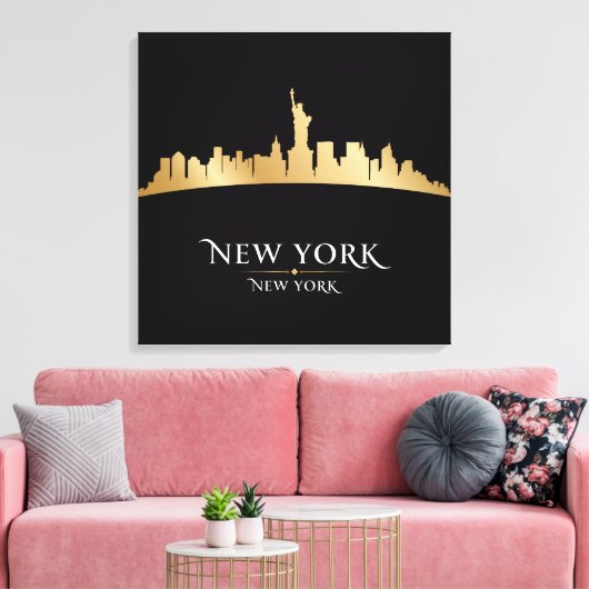 New York City - Canvas Print - SRF (Insitu (Woonkamer))