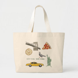 New York City Canvas tas