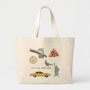 New York City Canvas tas