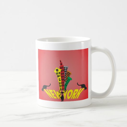 New York City cat Koffiemok (Rechts)